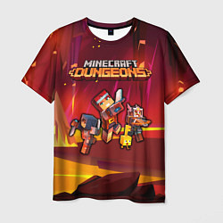 Мужская футболка Minecraft Dungeons Майнкрафт Подземелья