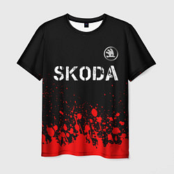 Мужская футболка ШКОДА Skoda - Краски