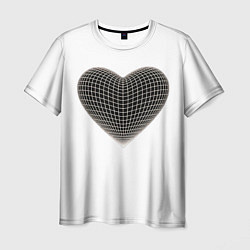 Мужская футболка HEART PRINT