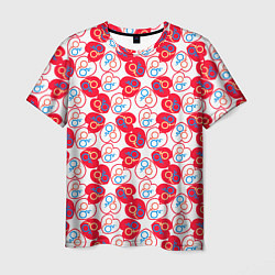 Мужская футболка Любовь гендерные символы