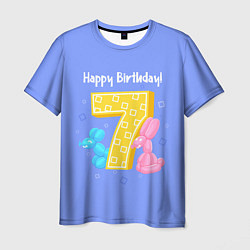 Мужская футболка Седьмой день рождения