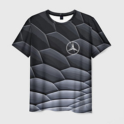 Мужская футболка Mercedes Benz pattern