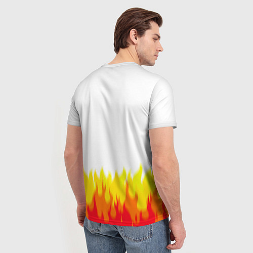 Мужская футболка Ноггано 228 пламя / 3D-принт – фото 4