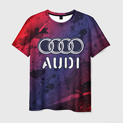 Футболка мужская AUDI Audi Краски, цвет: 3D-принт