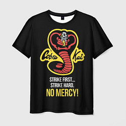 Мужская футболка Cobra Kai - No mercy!