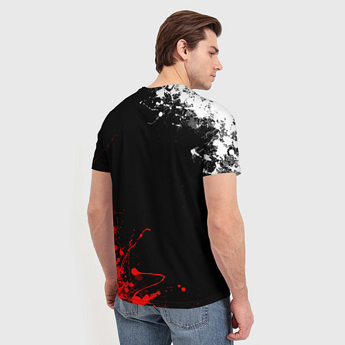 Мужская футболка Хагги Вагги Брызги / 3D-принт – фото 4