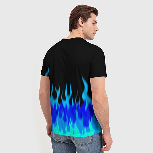Мужская футболка Poppy Playtime - Fire / 3D-принт – фото 4