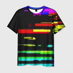 Мужская футболка Color fashion glitch