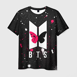 Мужская футболка BTS Бабочка