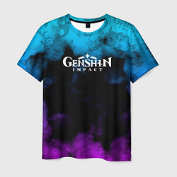 Мужская футболка Genshin Impact Облака