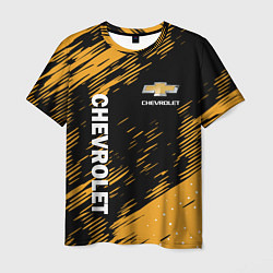 Мужская футболка Chevrolet, Chevrolet Черно Желтый