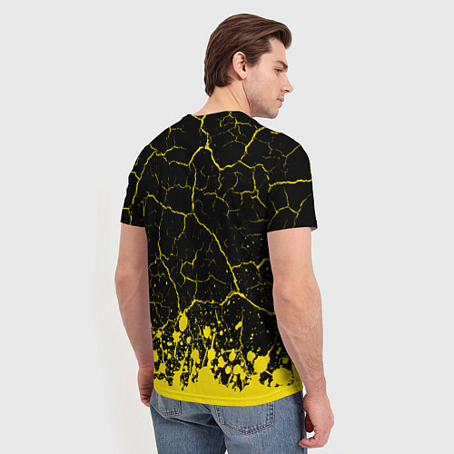 Мужская футболка BORUSSIA Брызги / 3D-принт – фото 4