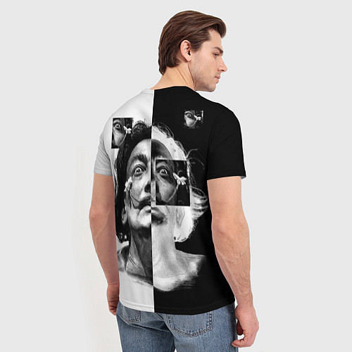 Мужская футболка Salvador Dali - Сальвадор Дали / 3D-принт – фото 4