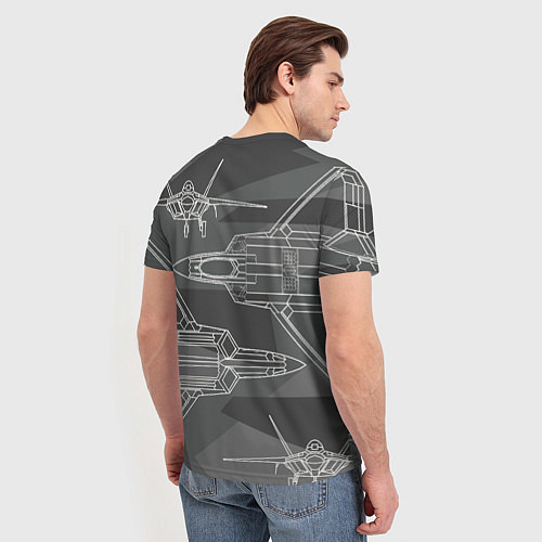 Мужская футболка U S Air force / 3D-принт – фото 4