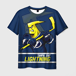 Футболка мужская Тампа-Бэй Лайтнинг, Tampa Bay Lightning, цвет: 3D-принт
