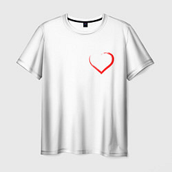 Мужская футболка Сердце для тебя