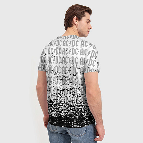 Мужская футболка ACDC rock / 3D-принт – фото 4