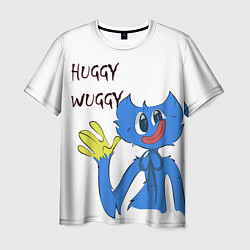 Футболка мужская Huggy Wuggy - Poppy Playtime Хагги Вагги, цвет: 3D-принт