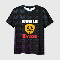 Мужская футболка Bubble kvass anonymous logo