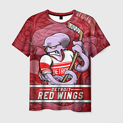 Мужская футболка Детройт Ред Уингз, Detroit Red Wings Маскот