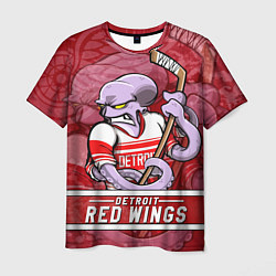 Мужская футболка Детройт Ред Уингз, Detroit Red Wings Маскот