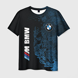 Мужская футболка BMW M Series Синий Гранж