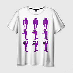 Мужская футболка Five Nights At Freddys purple guy