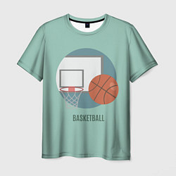 Мужская футболка Basketball Спорт