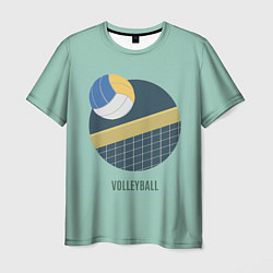 Мужская футболка Volleyball Спорт