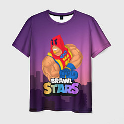 Мужская футболка GROM BRAWL STARS NIGHT CITY