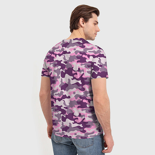Мужская футболка Модный Камуфляж милитари / 3D-принт – фото 4
