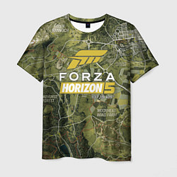 Мужская футболка Forza Horizon 5 - map