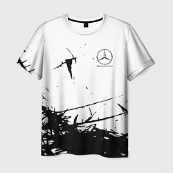 Мужская футболка Mercedes текстура