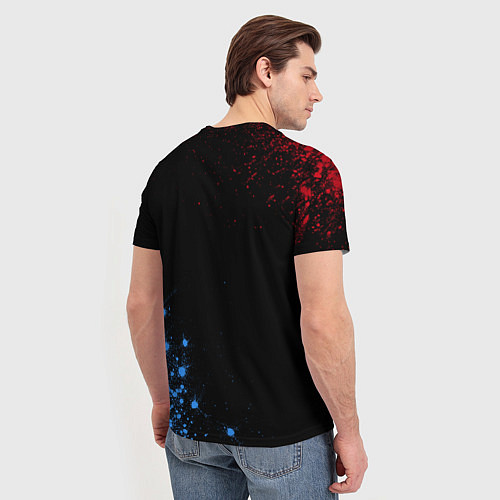 Мужская футболка ХАГИ ВАГИ Краски 9 / 3D-принт – фото 4