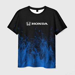 Мужская футболка Honda огонь