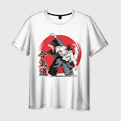 Мужская футболка Айкидо Aikido