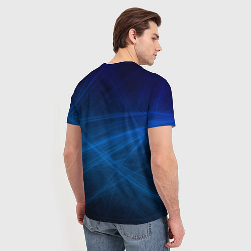 Мужская футболка Honda - Blue / 3D-принт – фото 4