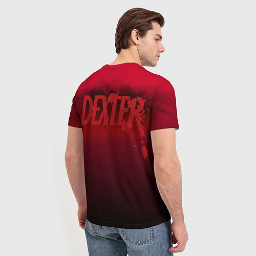 Мужская футболка Dexter New Bloob / 3D-принт – фото 4