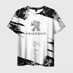 Футболка мужская Peugeot Auto Бренд, цвет: 3D-принт
