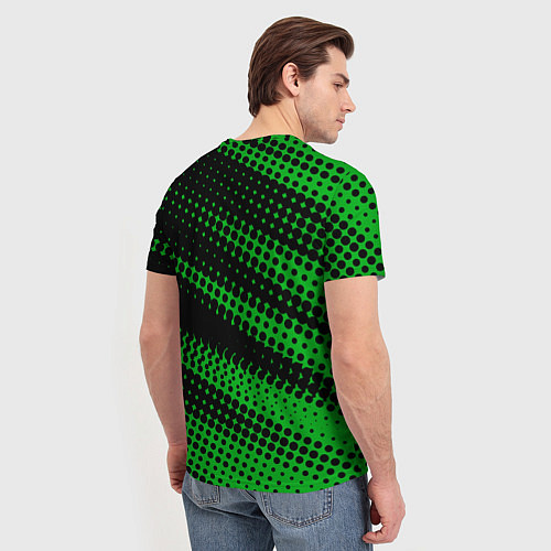 Мужская футболка Skoda текстура / 3D-принт – фото 4