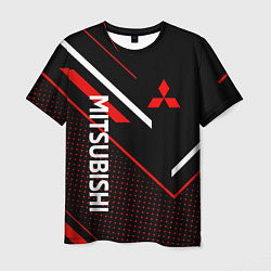 Футболка мужская Митсубиси, Mitsubishi Спорт, цвет: 3D-принт