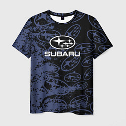 Мужская футболка Subaru Pattern спорт