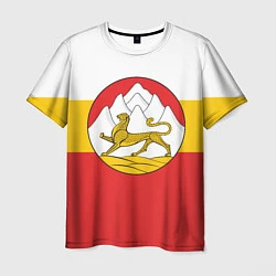 Мужская футболка Северная Осетия Алания Флаг