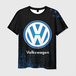 Мужская футболка Volkswagen - Объемный