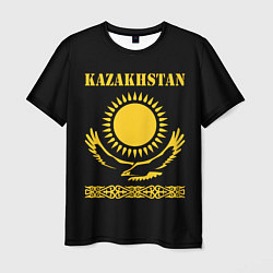 Футболка мужская KAZAKHSTAN Казахстан, цвет: 3D-принт
