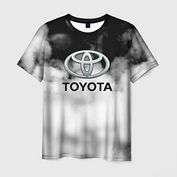 Футболка мужская Toyota облако, цвет: 3D-принт