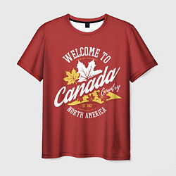 Мужская футболка Канада Canada
