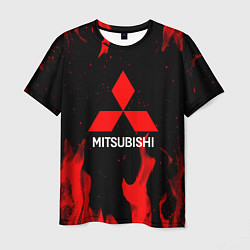 Мужская футболка Mitsubishi Red Fire