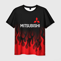 Мужская футболка Mitsubishi Огонь