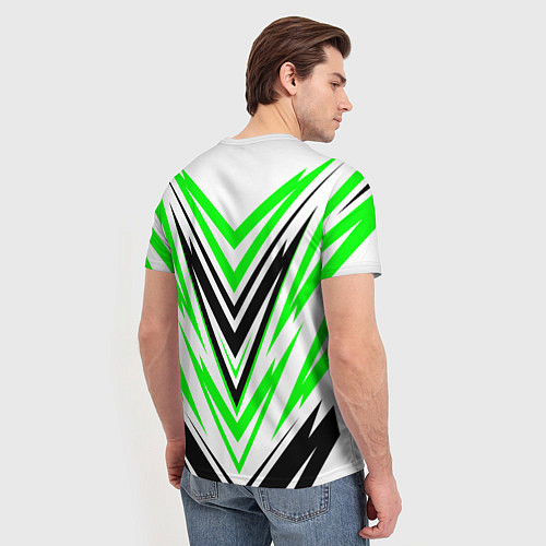 Мужская футболка Абстрактная симметрия / 3D-принт – фото 4